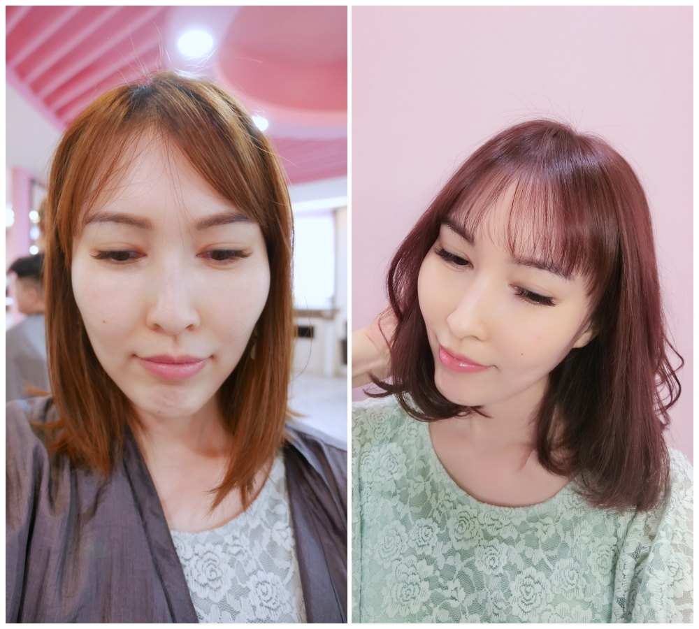 蘆洲染髮推薦「初髮廊」平價超值消費~夢幻絕美髮廊~新開幕不分長短燙染大優惠 - 第41張圖 正面對照