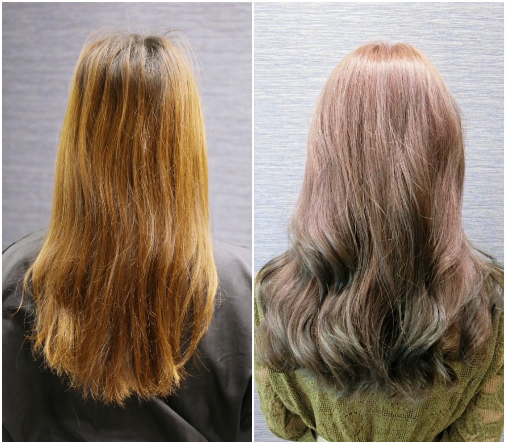 中和染髮推薦| Wor Hair髮廊中和店~超美的霧感灰~不用挑染就有挑染的層次感!